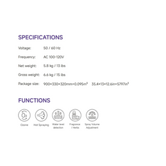 Silverfox F-300H Digital Facial Steamer