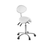 Silverfox Rolling Stool with Backrest 1025