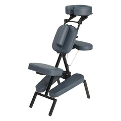 Master Massage - The PROFESSIONALPortable Massage Chair Package with Wheeled Case, Royal Blue - GreenLife - Massage Chair