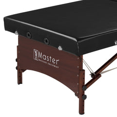 Master Massage 33.5inch Canoga Low Height Super Wide Portable Massage Table, Yoga Exercise Bed, Thai Massage, Rehab Training Station Hub for Rehabilitation - GreenLife - Massage Tables