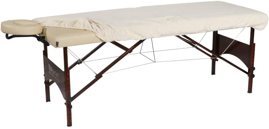 Master Massage Fitted Flannel Table Cover for Massage Table - Universal Size - GreenLife -