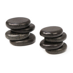 Master Massage Basalt Hot Stone Toe Set 8 Piece Pack (1.5 �x 1�X0.3inch) - GreenLife - Hot Stone