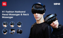 H1 Deluxe Electric Scalp Massager for Head Massage Scratcher with 11 Vibrating Nodes for Deep Relaxation, Stress Relief, & Hair Stimulation - GreenLife - Accessories