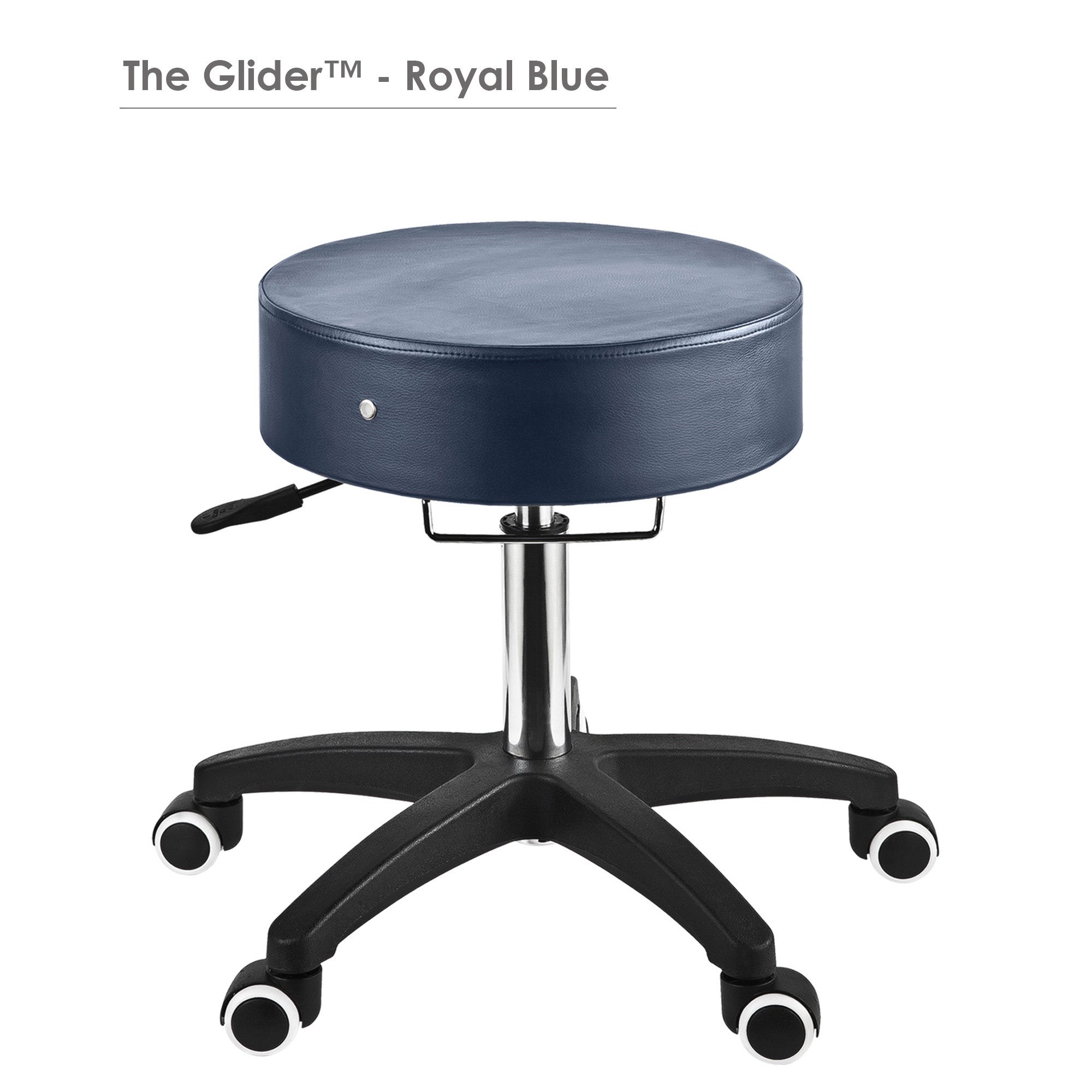 Master Massage Glider rolling Stool blue