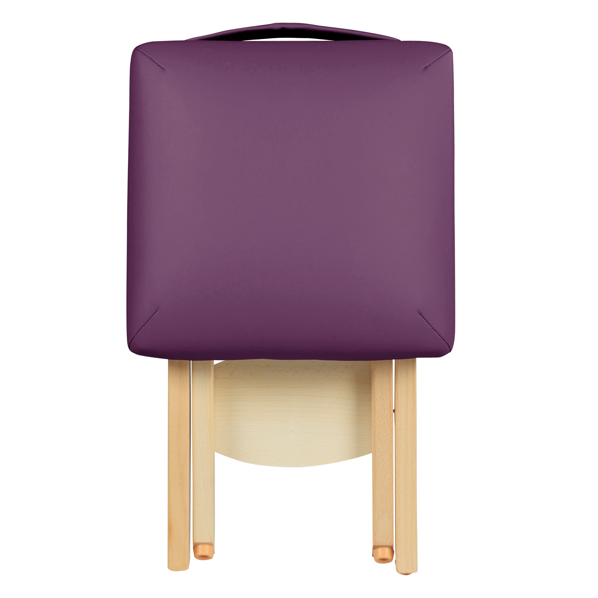 Master Massage Lightweight wooden Folding Stool purple