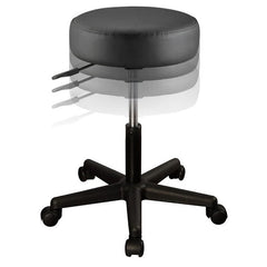 MT Massage Pneumatic Swivel Rolling Massage Stool Royal Blue