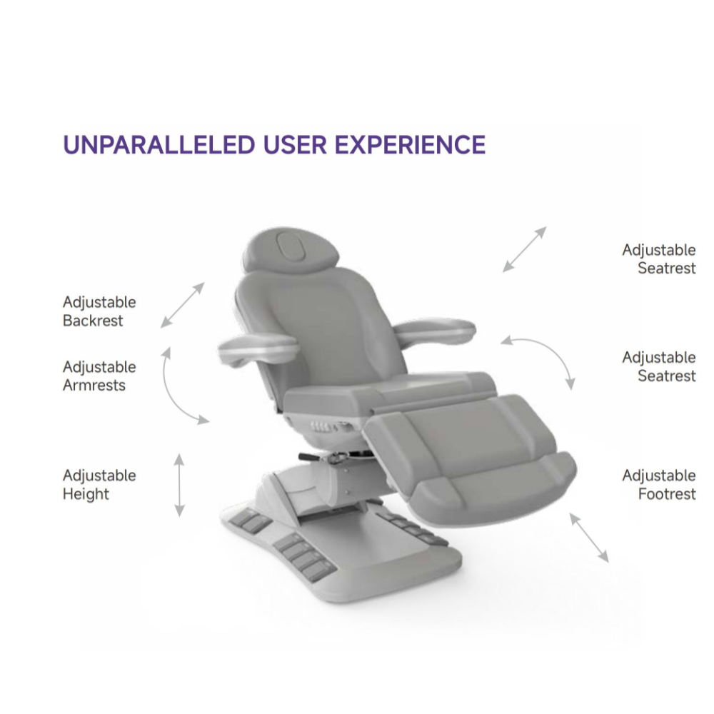 Silverfox 2246EBM Facial Chair – Ultimate Comfort with Advanced Adjustability