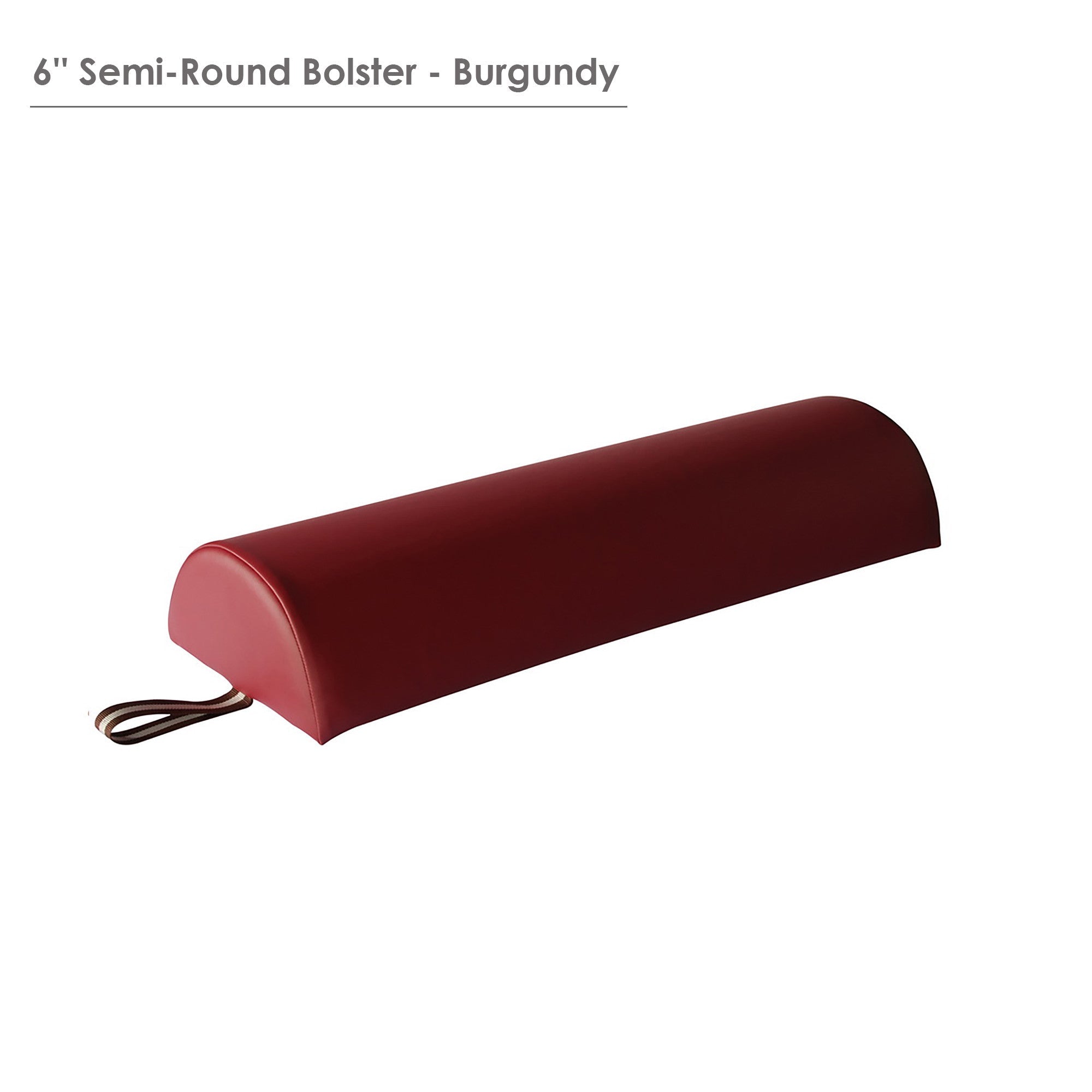 Master Massage 6inch semi bolster burgundy