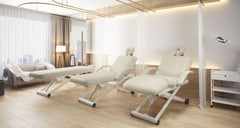 SilverFox 2-motor 2 Section Electric Massage Table  (Silver fox 2274A)