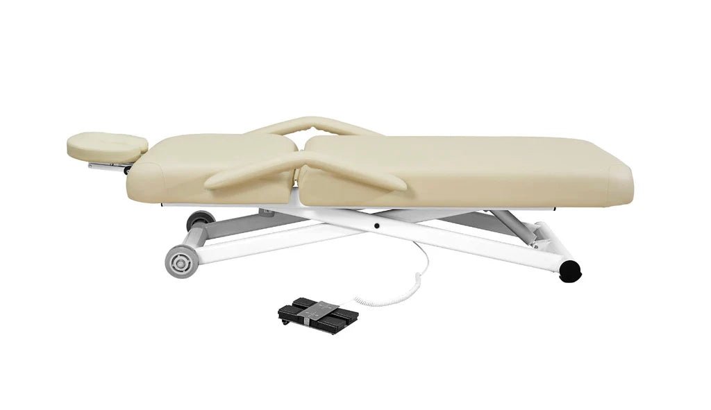 SilverFox 2-motor 2 Section Electric Massage Table  (Silver fox 2274A)