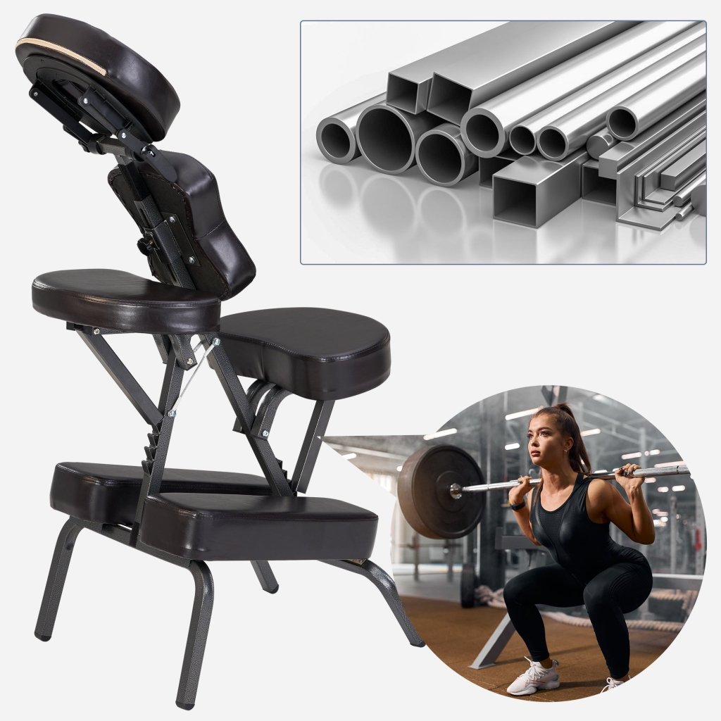 Master Massage - The BEDFORD Portable Massage Chair Package - Starter Chair, Coffee Luster - GreenLife - Massage Chair