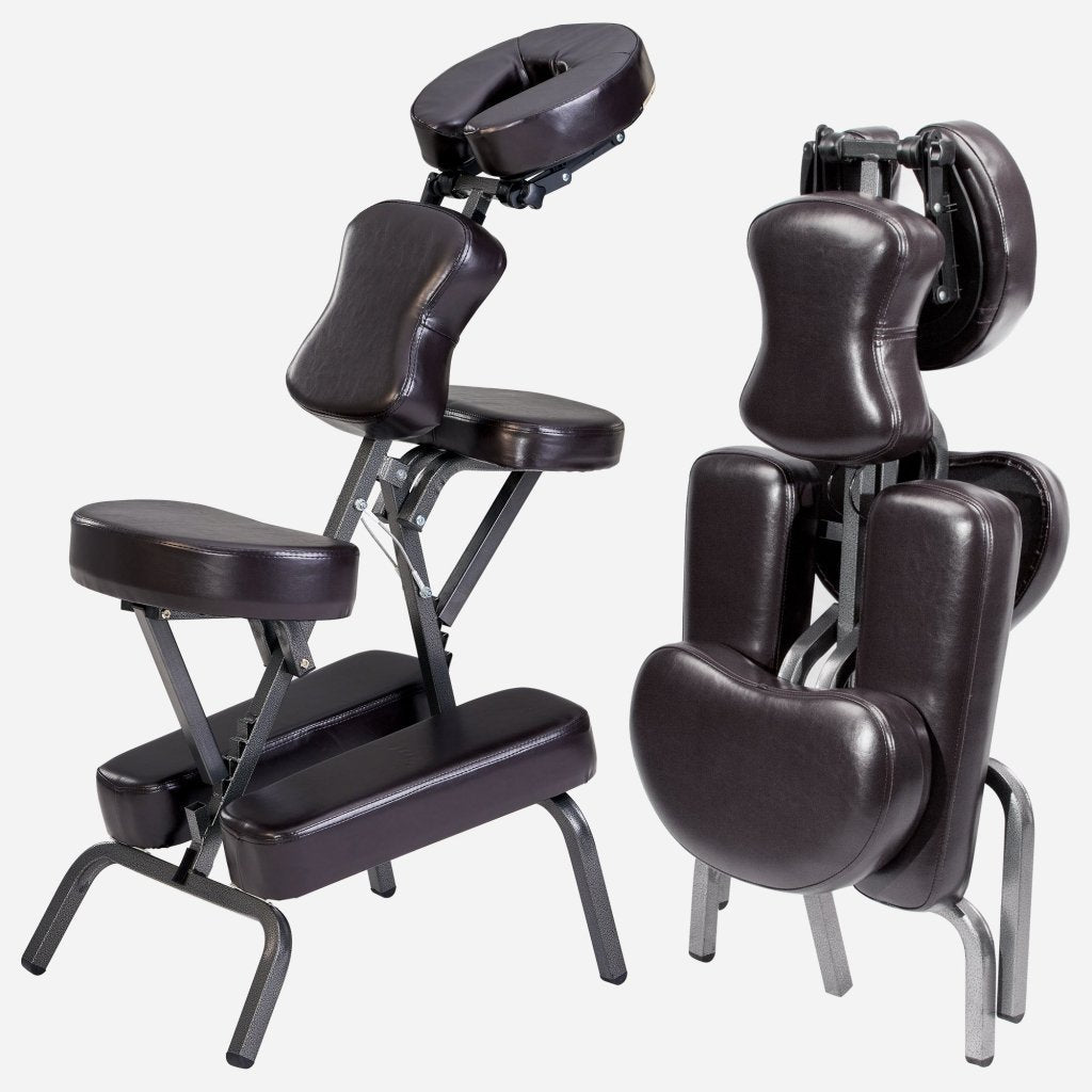 Master Massage - The BEDFORD Portable Massage Chair Package - Starter Chair, Coffee Luster - GreenLife - Massage Chair