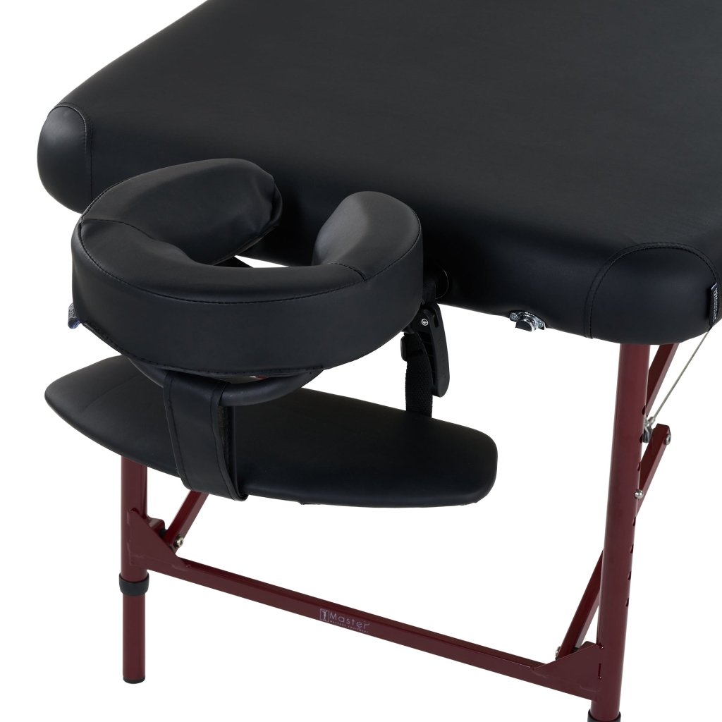 Master Massage 28" ZEPHYR™ Portable Massage Table Package - The ideal platform for ANY Beginning Massage Therapists! (Black Color) - GreenLife - Massage Tables