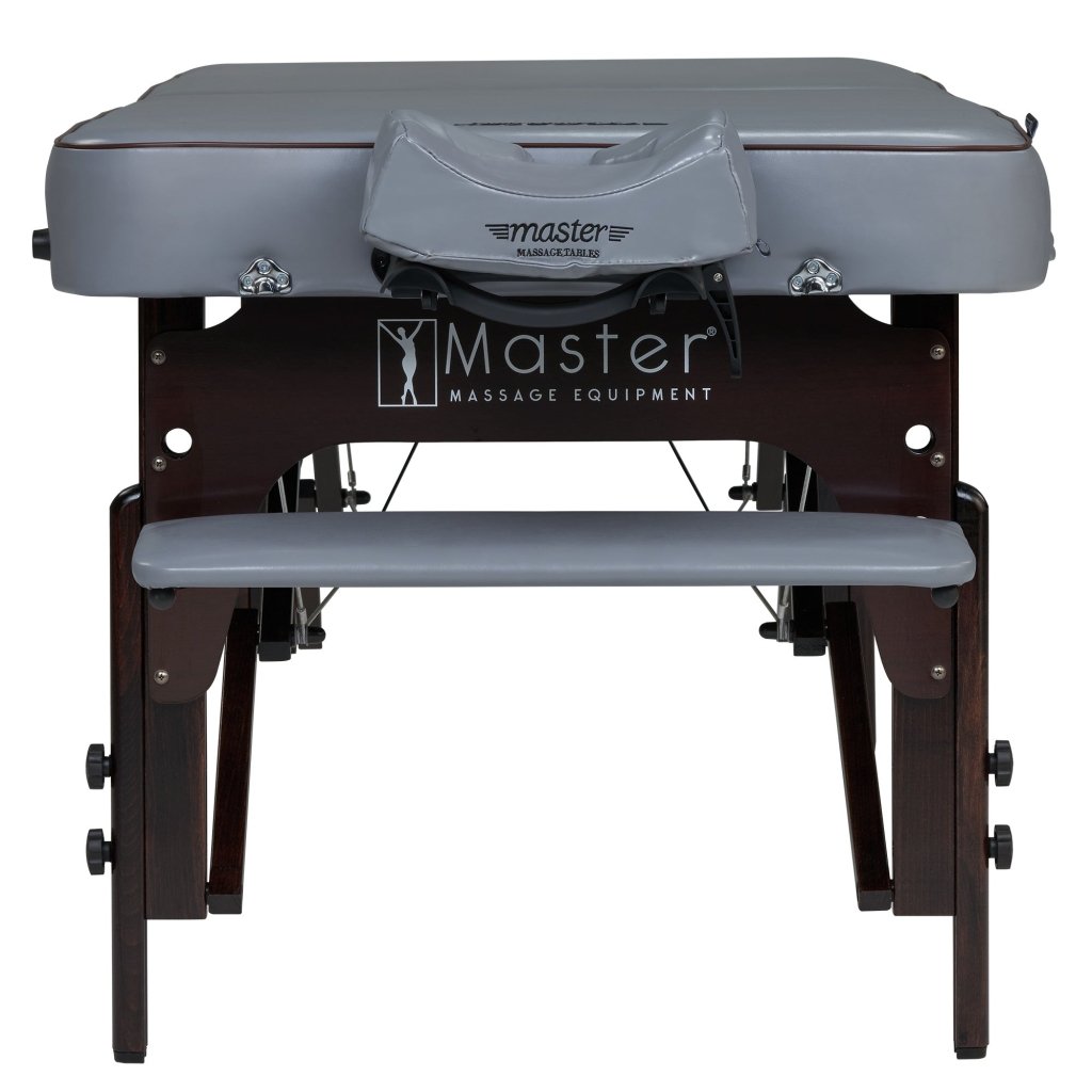 Master Massage 30inch Montour Memory Foam Portable Massage Table Package with Ambient Light System - GreenLife - Massage Tables