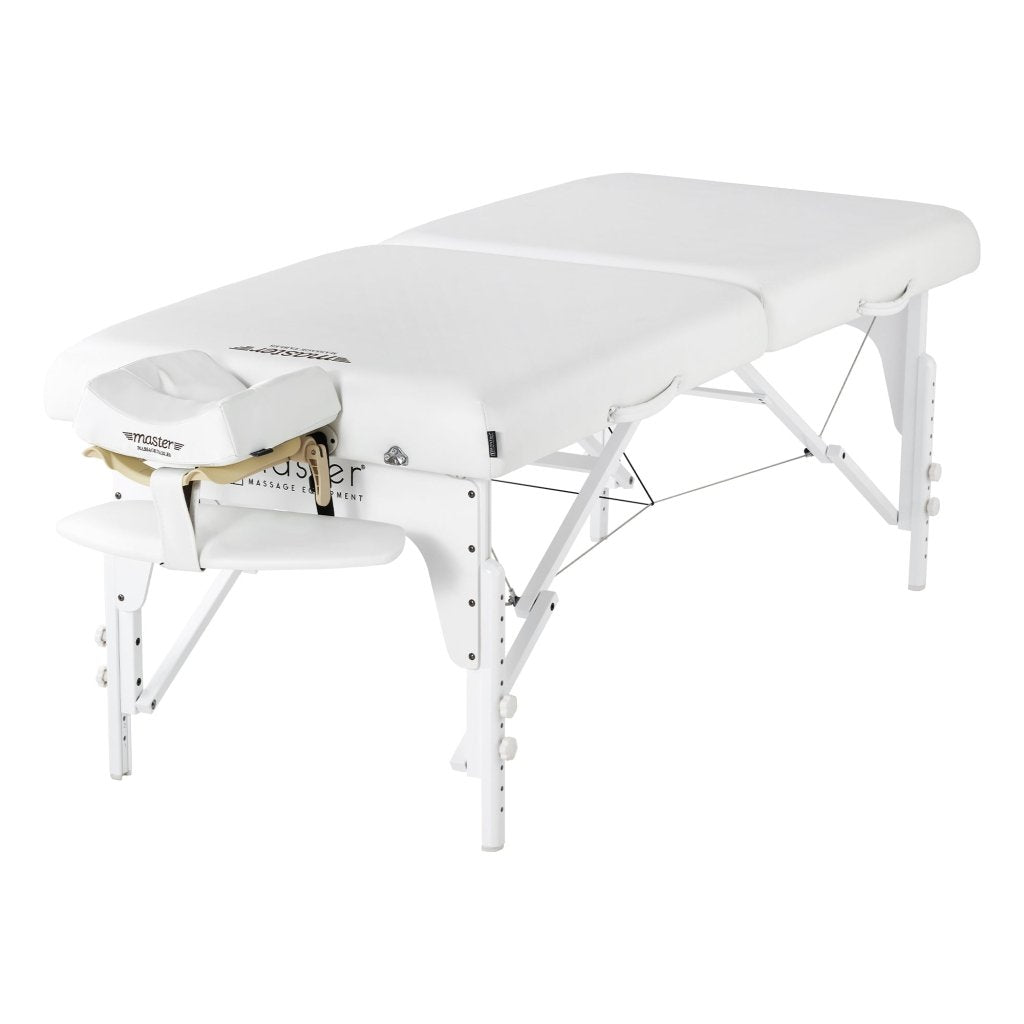 Master Massage 31inch MontclairPortable Massage Table Package (Black) with Ambient Light System - GreenLife - Massage Tables