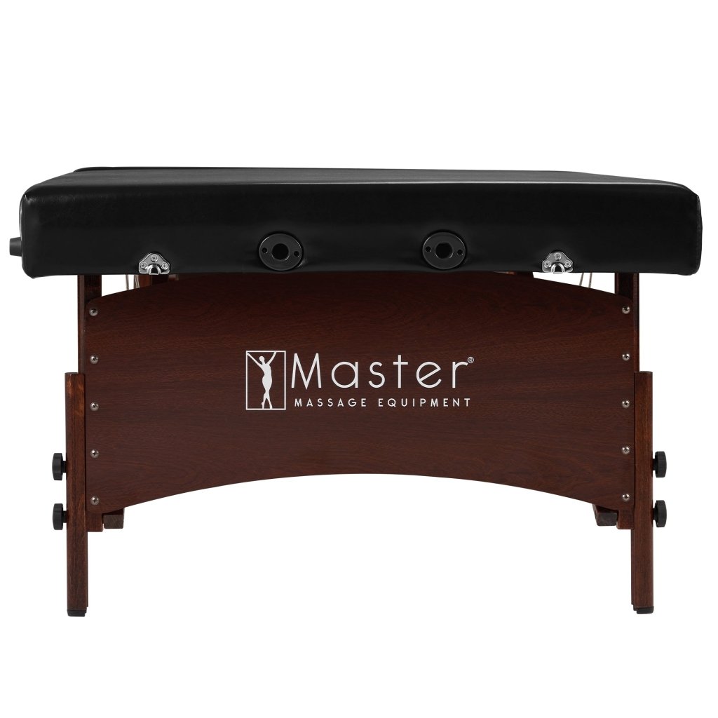 Master Massage 33.5inch Canoga Low Height Super Wide Portable Massage Table, Yoga Exercise Bed, Thai Massage, Rehab Training Station Hub for Rehabilitation - GreenLife - Massage Tables