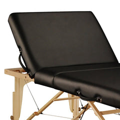 Master Massage 30'' Midas Tilt Portable Massage Table Package Backrest Liftback Tattoo and Salon Table black - GreenLife - Massage Tables