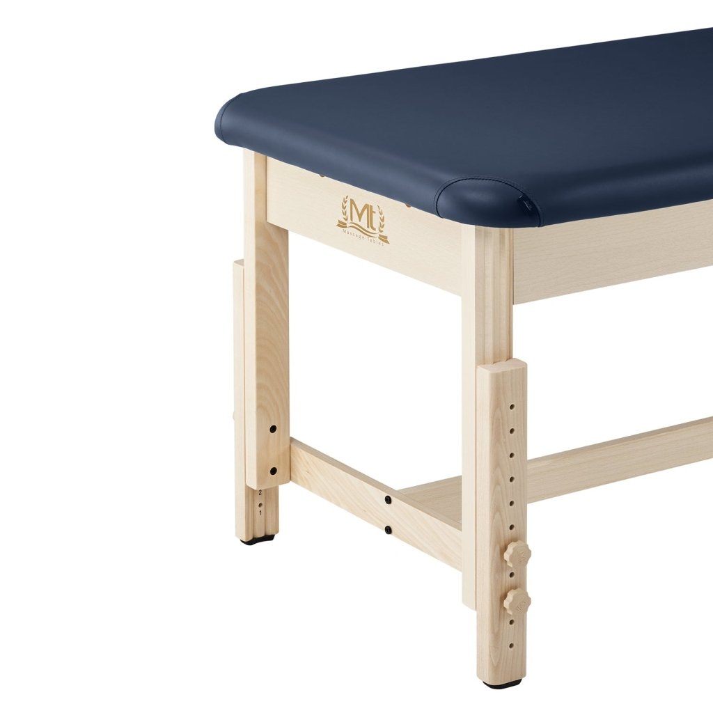 Master Massage 28inch Harvey Treatmentâ„?Stationary Massage Table - Royal Blue - GreenLife - Massage Tables