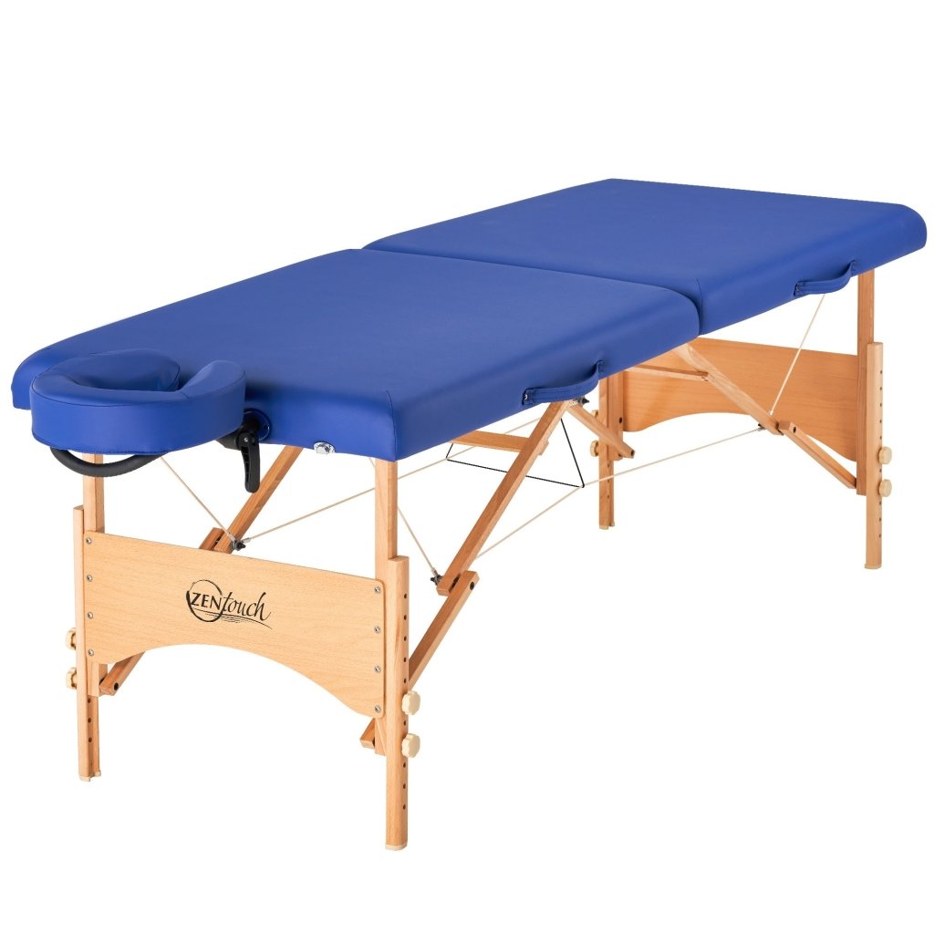 Master Massage 27inch BRADYPortable Massage Table Package with Ambient Light System - GreenLife - Massage Tables