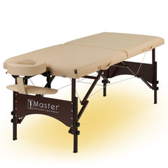 Master Massage 28inch Argo Portable Massage Table Package with Ambient Light System - GreenLife - Massage Tables