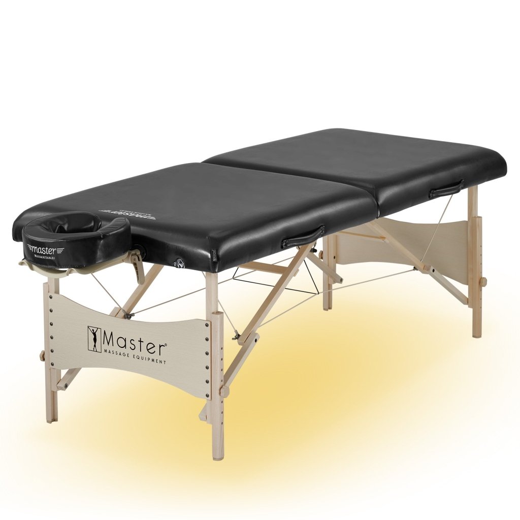 Master Massage 30inch BalboaPortable Massage Table NO - Frills Package with Ambient Light - GreenLife - Massage Tables