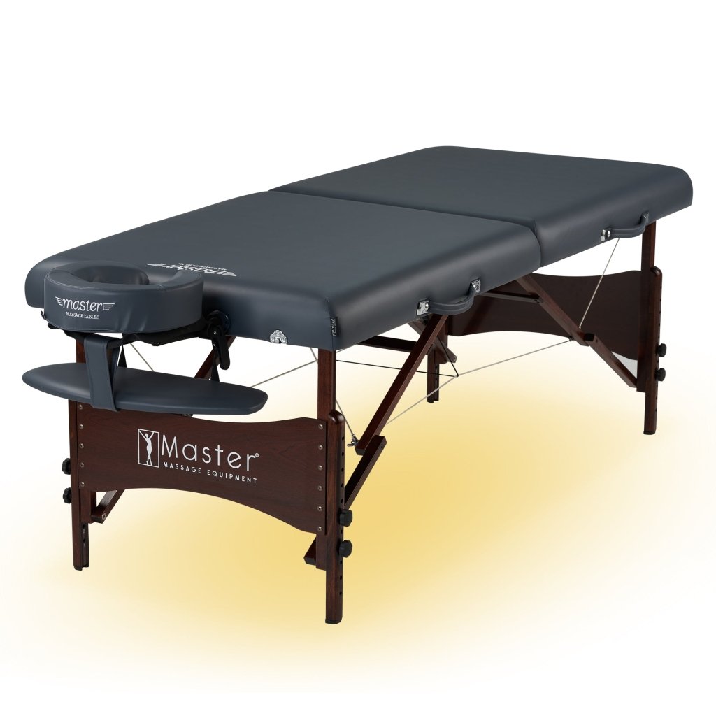 Master Massage 30inch NewportPortable Massage Table Package with Ambient Light System - GreenLife - Massage Tables