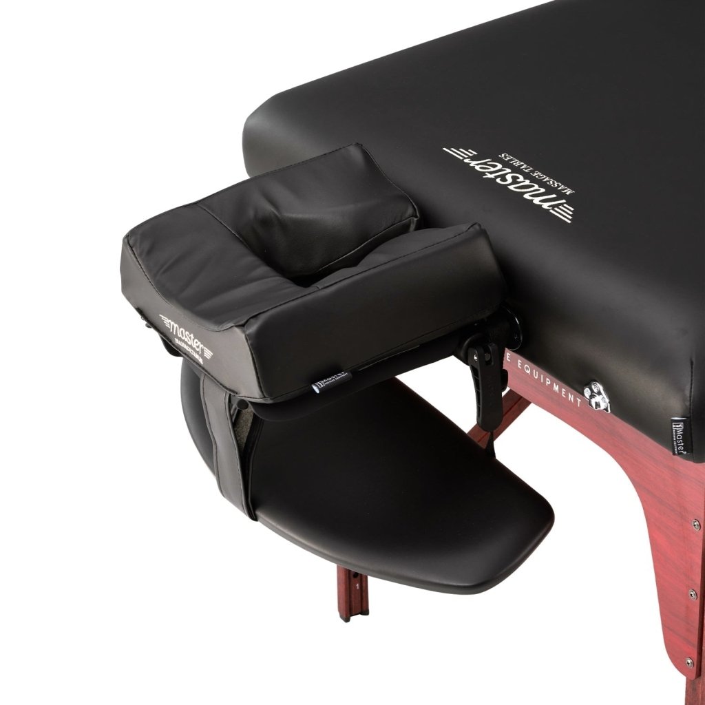 Master Massage 31inch MontclairPortable Massage Table Package (Black) with Ambient Light System - GreenLife - Massage Tables