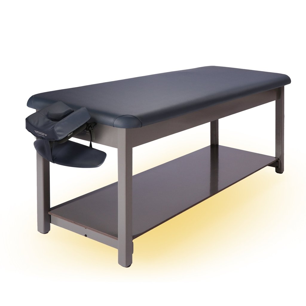 Master Massage 30 inch Bahama Stationary Massage Table with Ambient Light System - GreenLife - Massage Tables