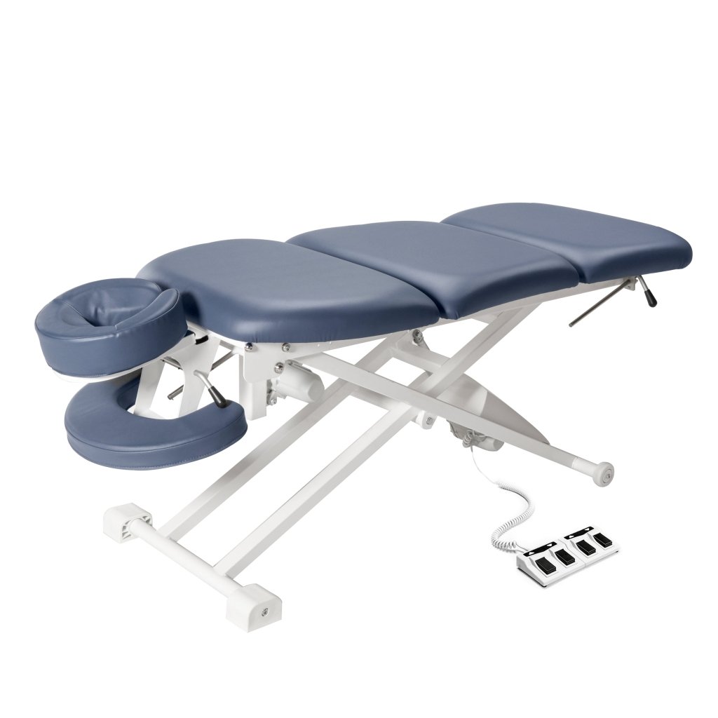 Master Massage® 29'' TheraMaster4 Section Electric Bodywork Table - Royal Blue - GreenLife - Massage Tables