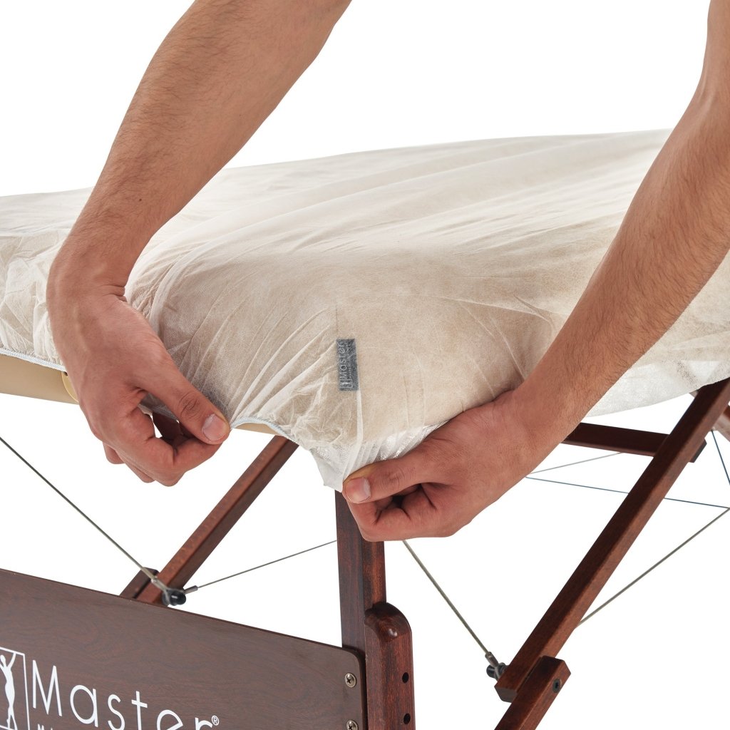 Master Massage Disposable Fitted Table Cover(Pack of 10) for Massage Table - GreenLife - Accessories