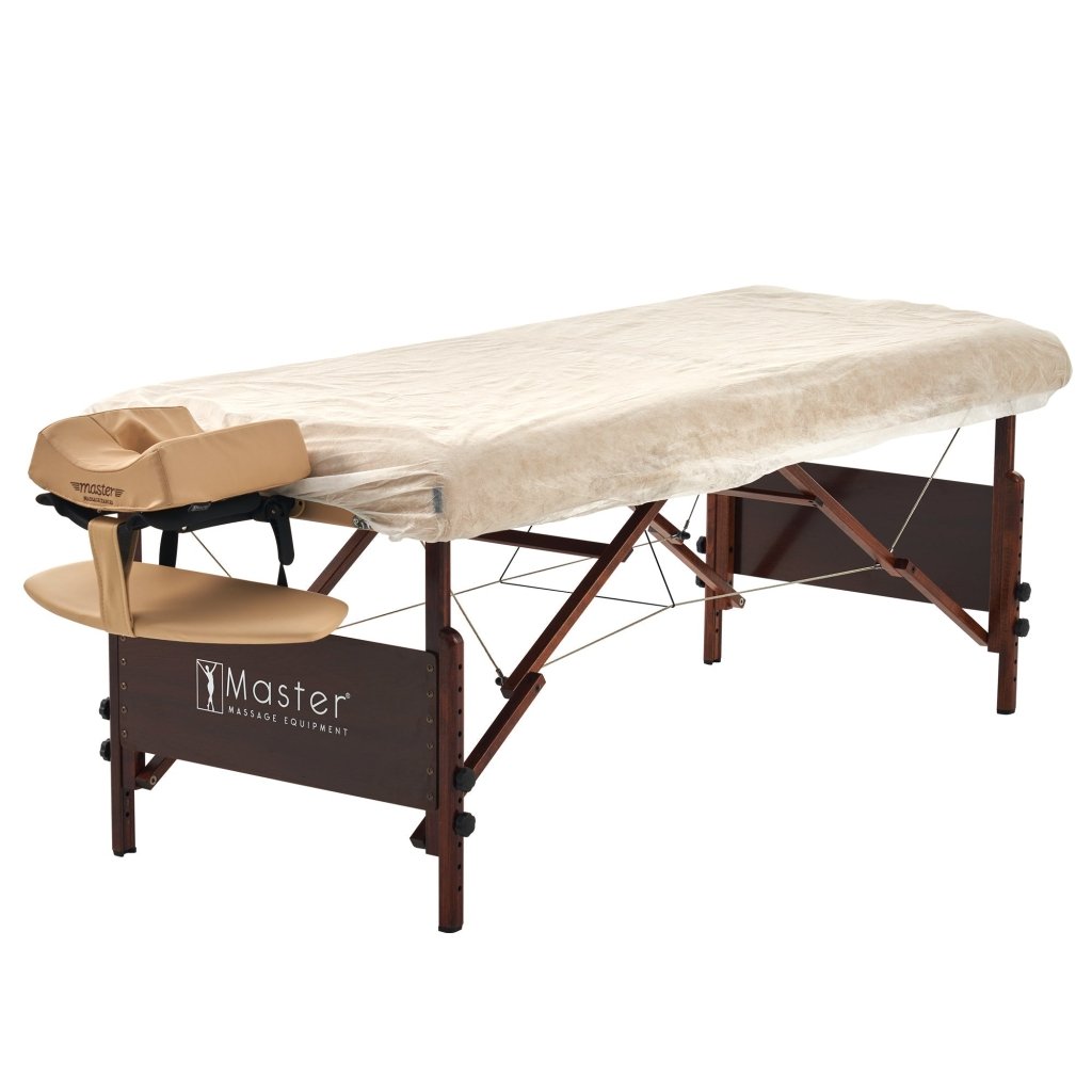 Master Massage Disposable Fitted Table Cover(Pack of 10) for Massage Table - GreenLife - Accessories