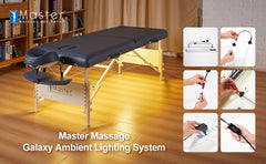 Master Massage Galaxy Ambient Lighting System for Massage Tables Atmosphere Light, Warm 3500K LED Strips - GreenLife - ambient light