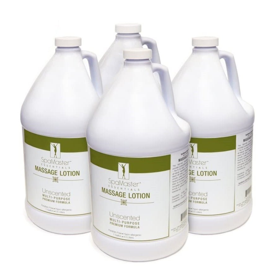 Master Massage - Organic, Unscented, Vitamin - Rich and Water - Soluble Massage Lotion - 1 Gallon - GreenLife - Accessories