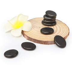 Master Massage Basalt Hot Stone Toe Set 8 Piece Pack (1.5 â€?x 1â€?X0.3inch) - GreenLife - Hot Stone