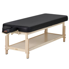 Master Massage 30" Harvey Comfort Stationary Salon Massage Tables - Black