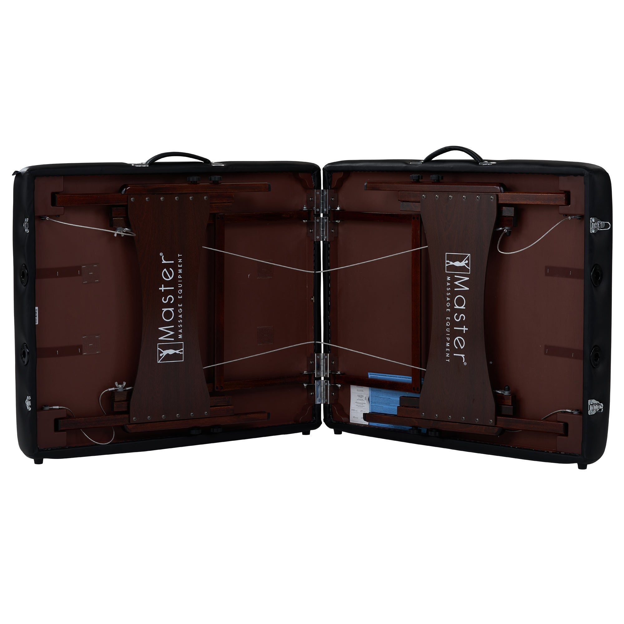 Master Massage 30'' Roma II Portable Massage Table Deluxe Package with Ambient Light System