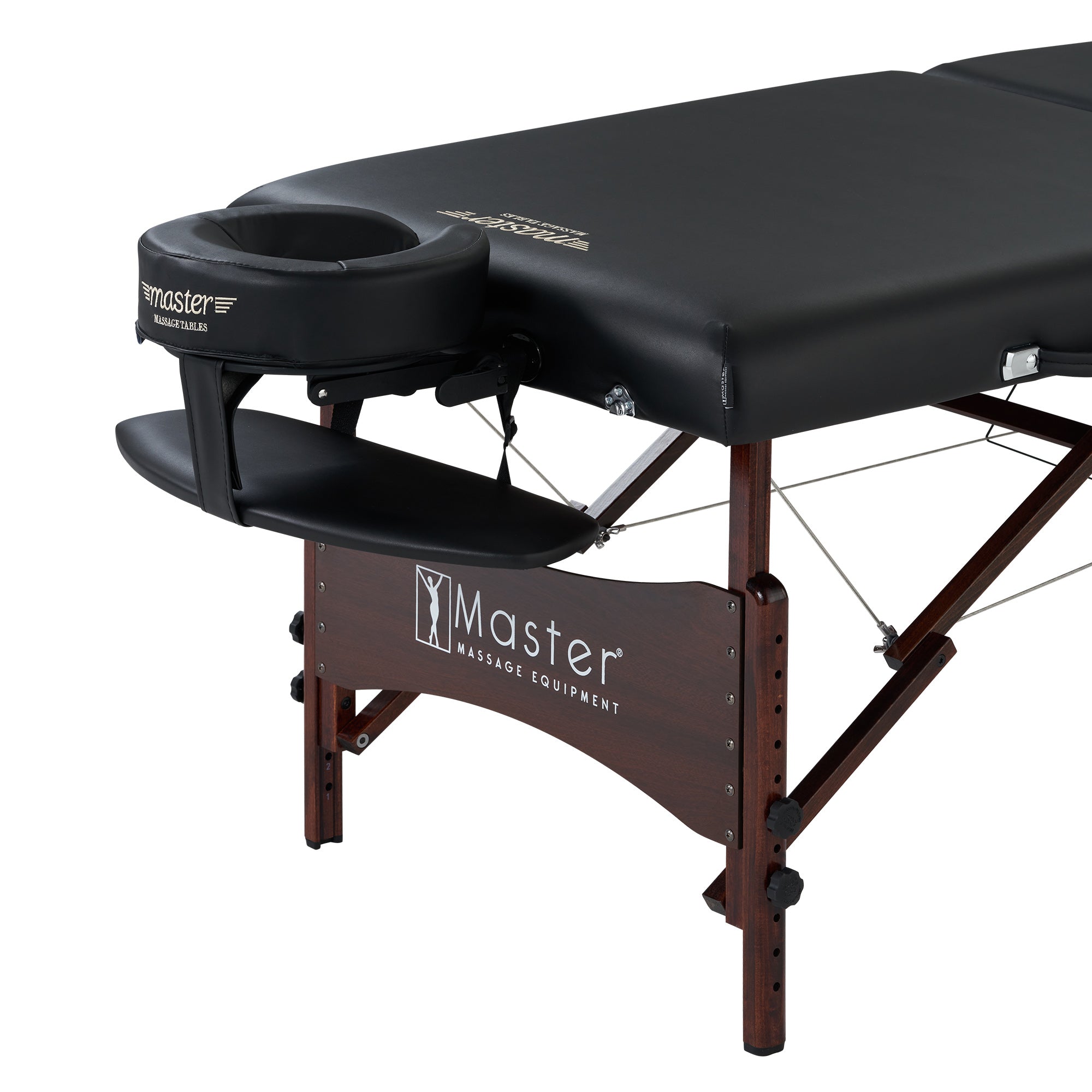 Master Massage 30'' Roma II Portable Massage Table Deluxe Package with Ambient Light System