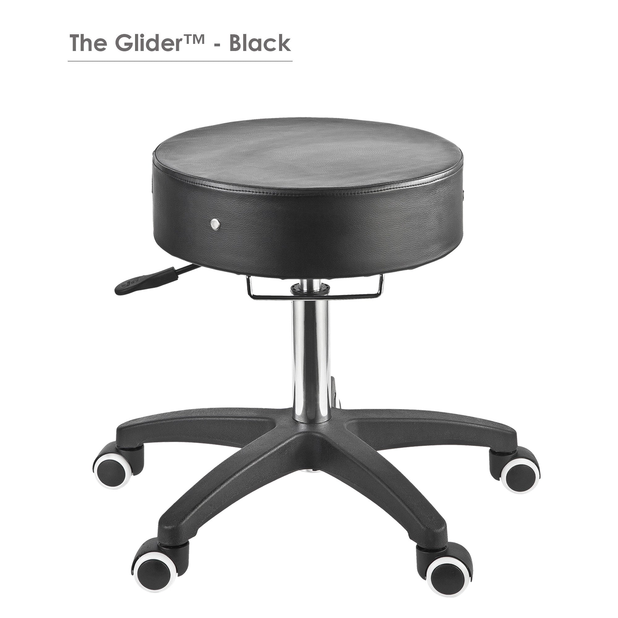 Master Massage Glider rolling Stool black